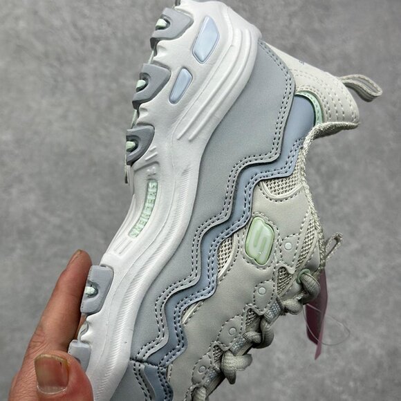 Grass Gray Skechers Dlites Retro Sports Dad Shoes main image 7